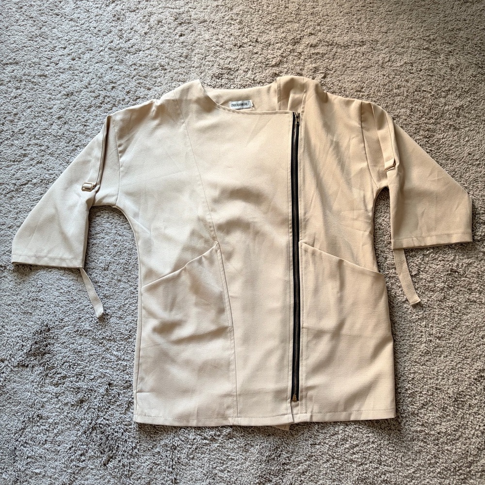 Stylish Beige Women's Jacket